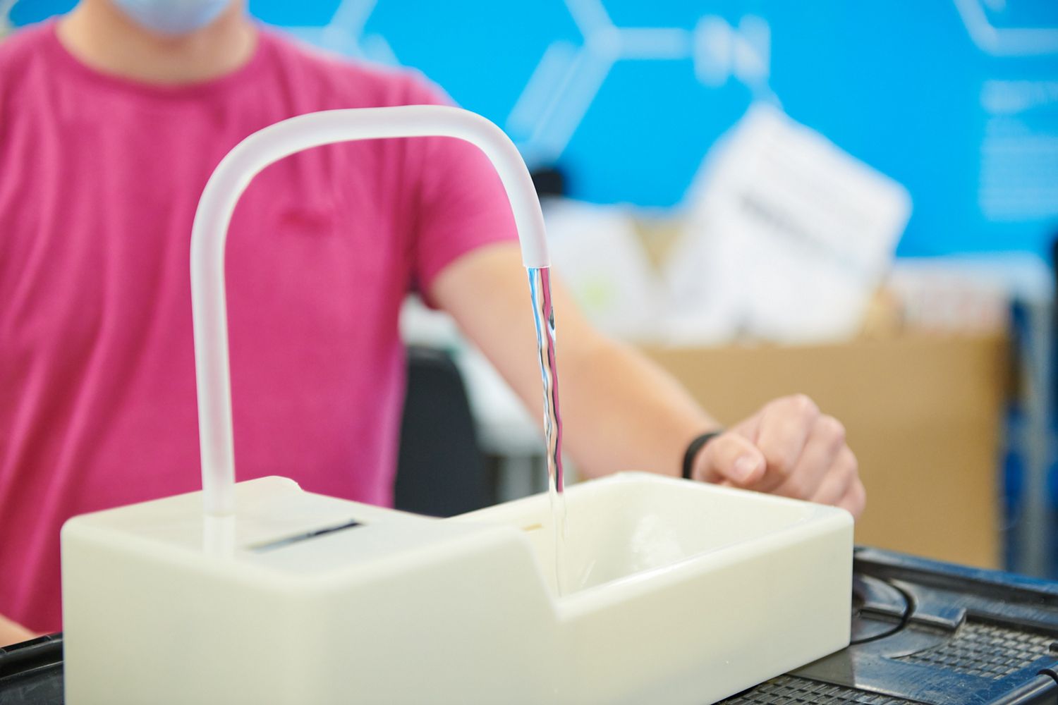 Water Saving Toilet Hand Wash Basin Conversion Kit, one of the inventions of Dyson Undergraduate Engineers this summer